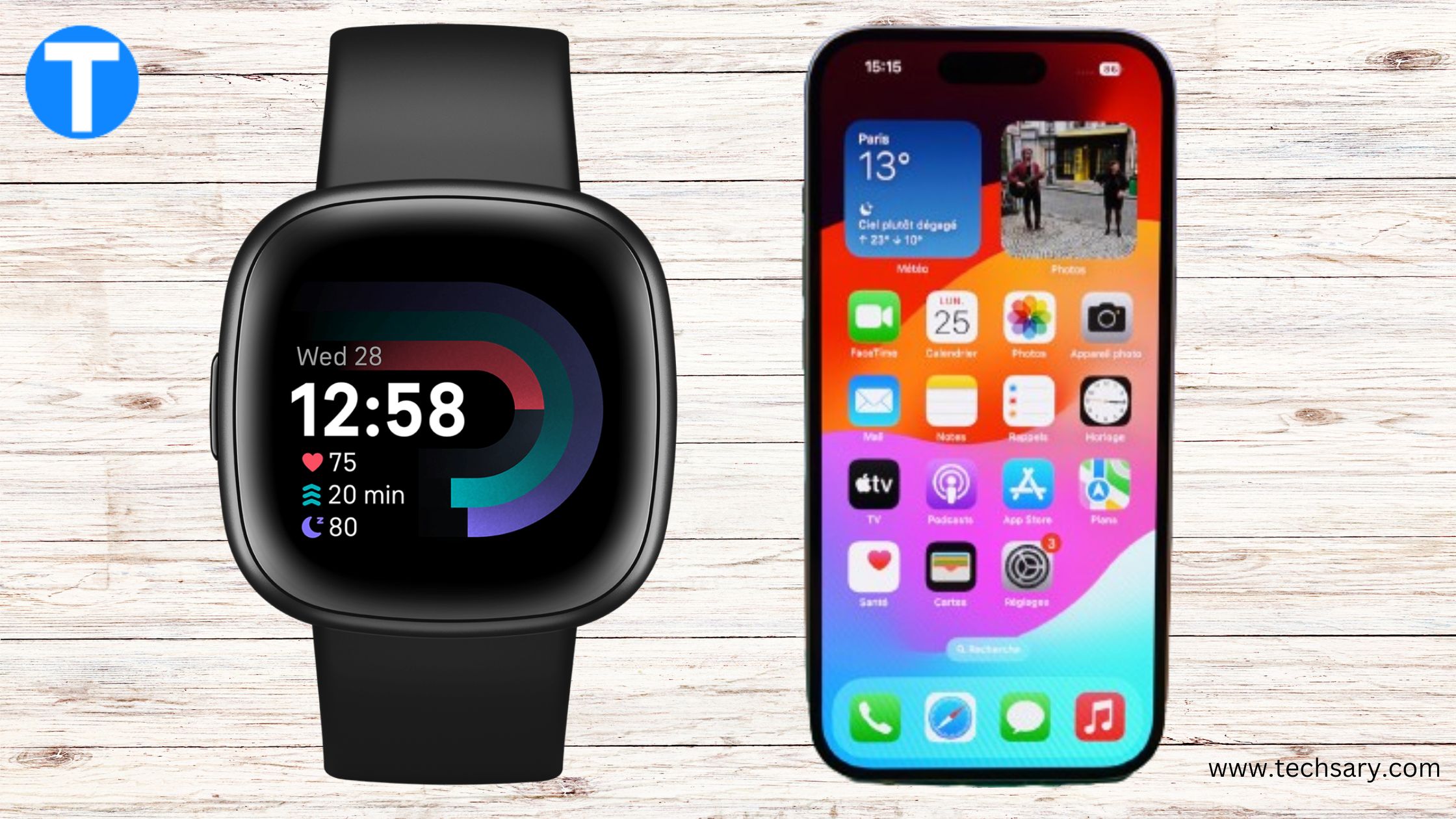 Does Fitbit smartwatch work with iPhone