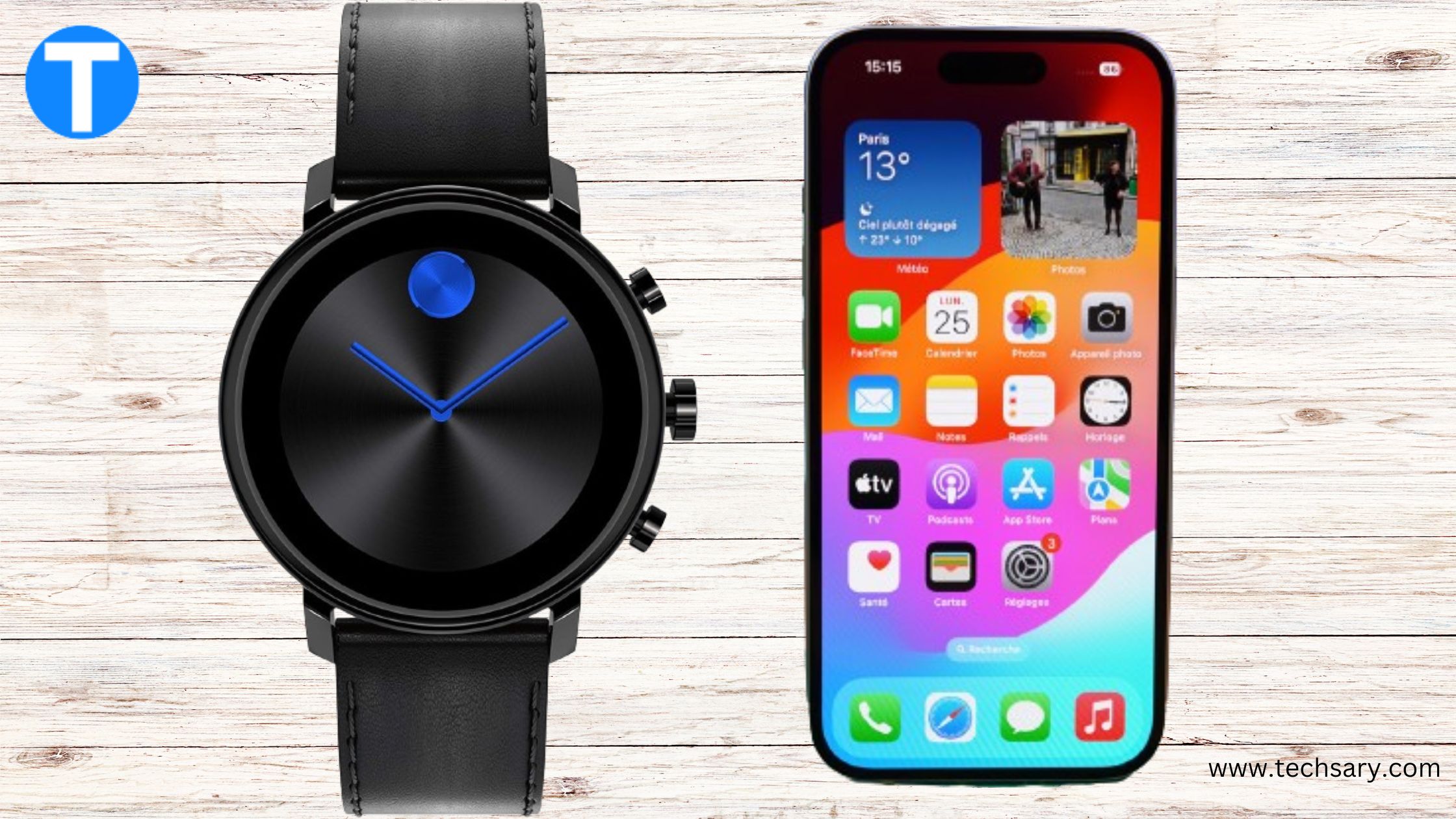 does Movado smartwatch work with iPhone