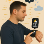 La météo sur votre montre connectée