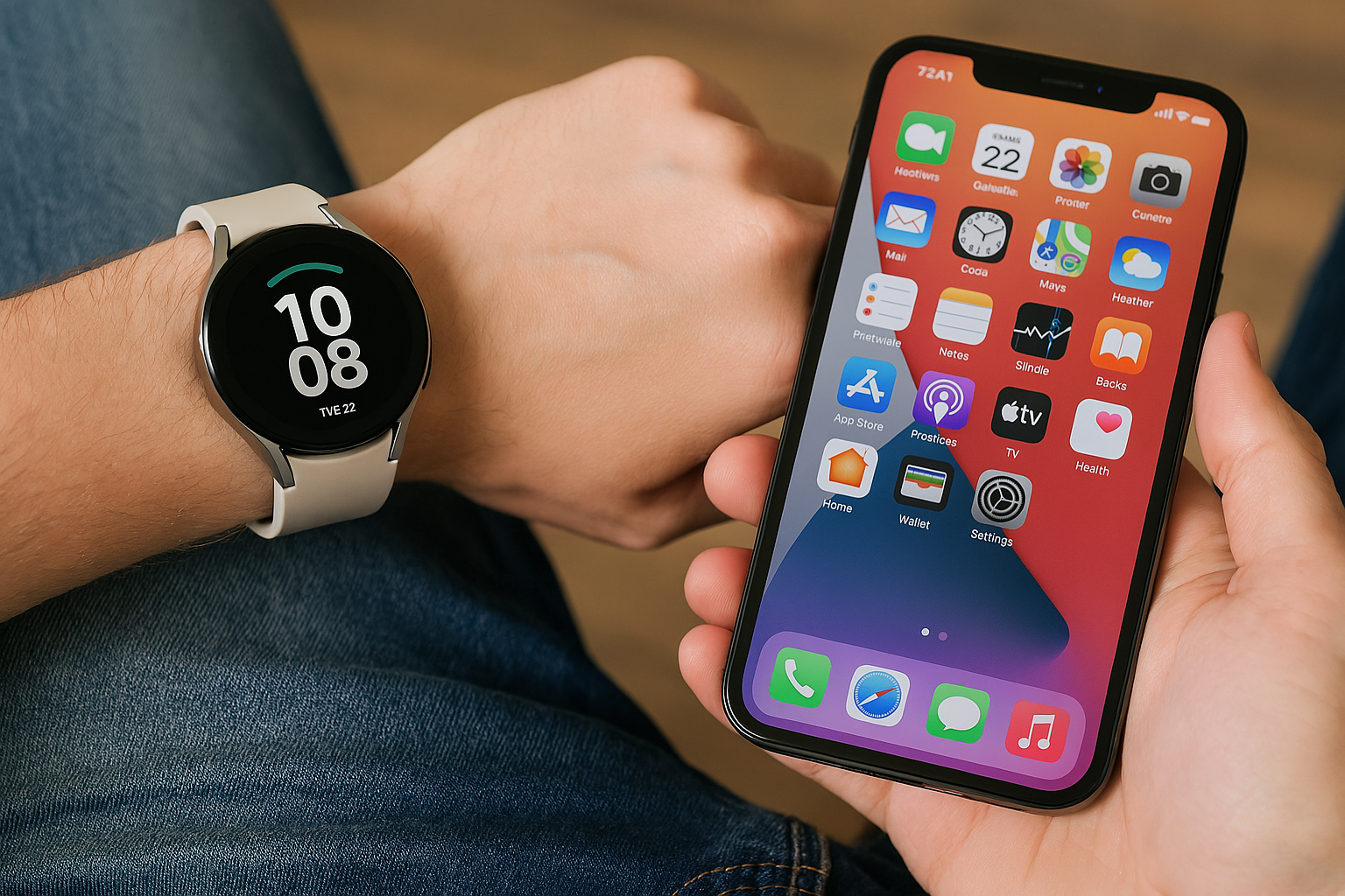 une montre connectée Samsung est-elle compatible avec un iPhone