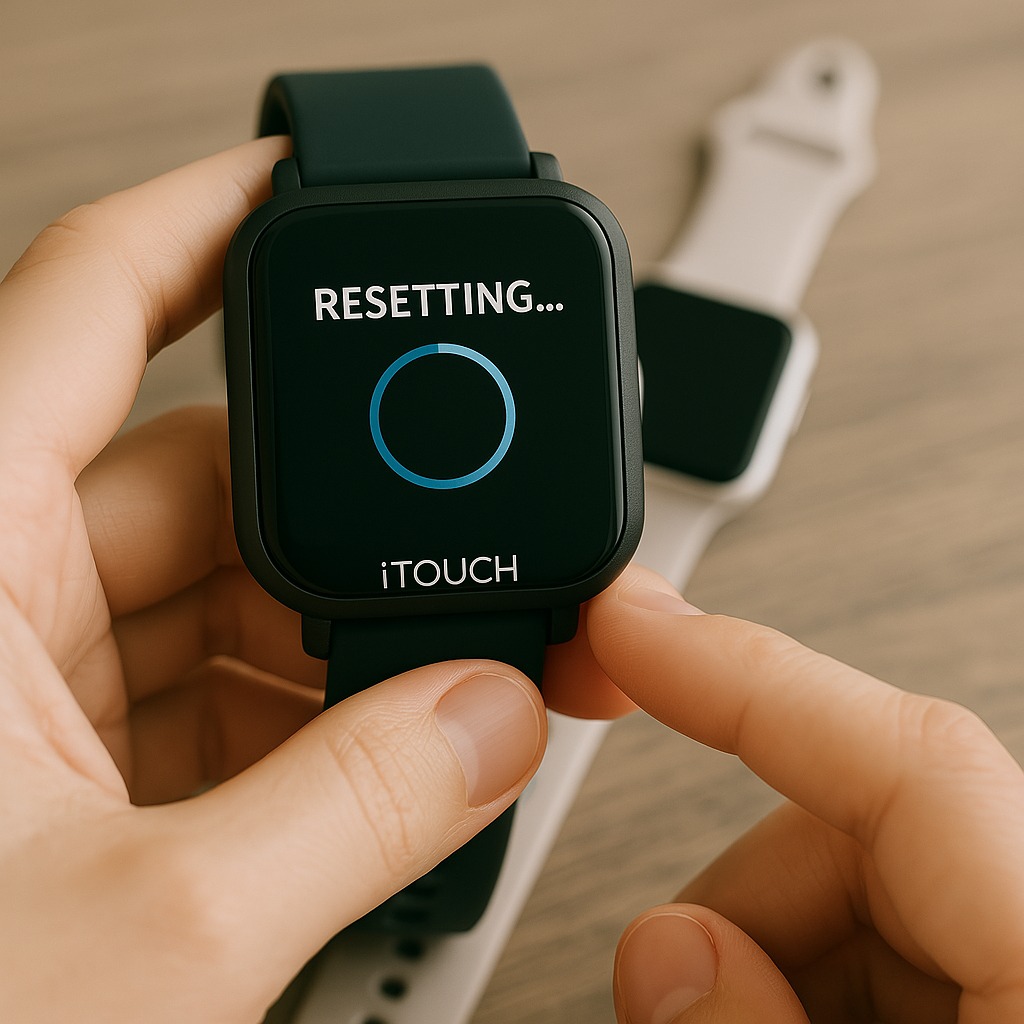 Comment réinitialiser ma montre iTouch ?