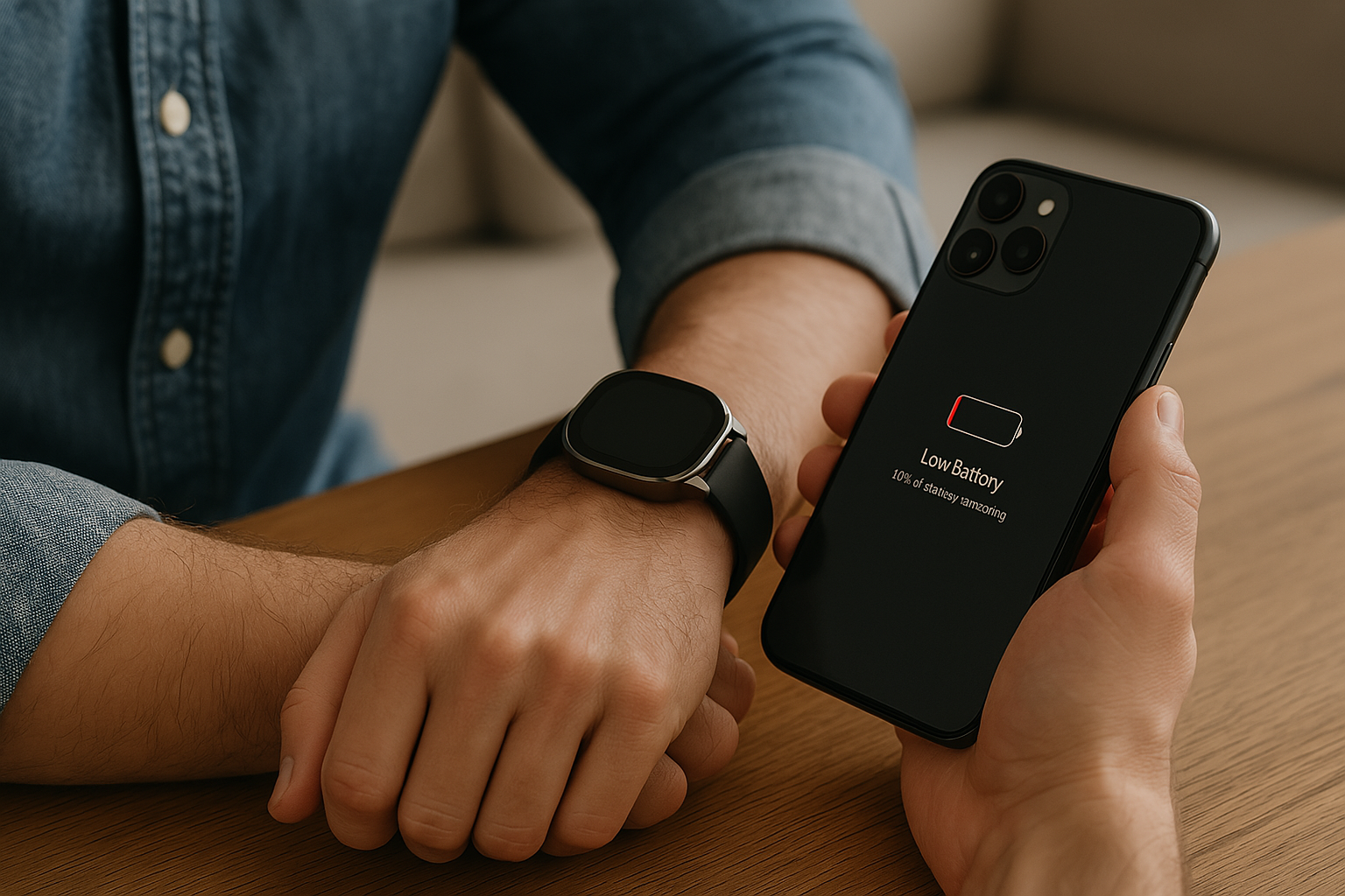 Est-ce que la montre connectée fait baisser la batterie du téléphone ?